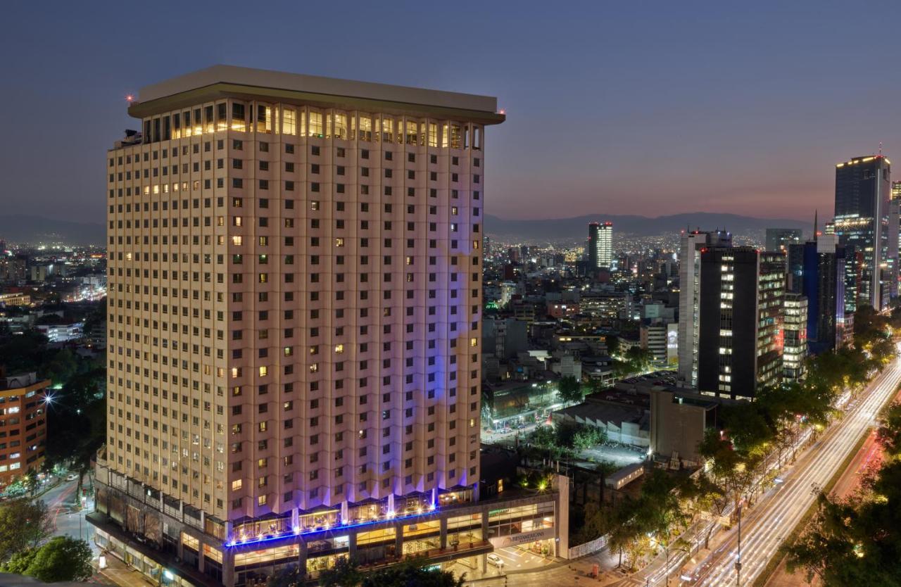 Fiesta Americana Reforma Mexico Extérieur photo The hotel at night
